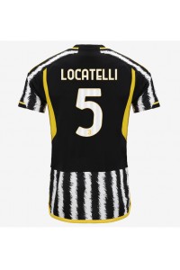 Fotbalové Dres Juventus Manuel Locatelli #5 Domácí Oblečení 2023-24 Krátký Rukáv